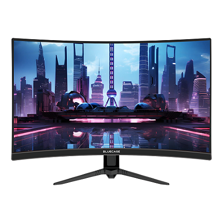 Monitor Gamer Bluecase Eras , LED VA, 27", Full HD, 100hz, 3ms, Curvo, Preto