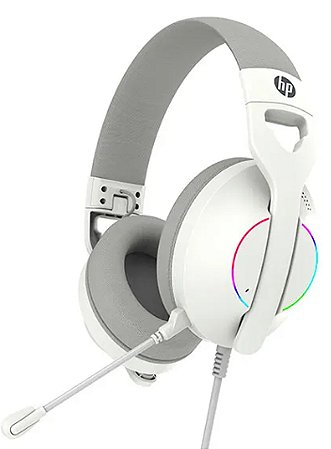 Headset Gamer HP DHE-8003U RGB, Branco