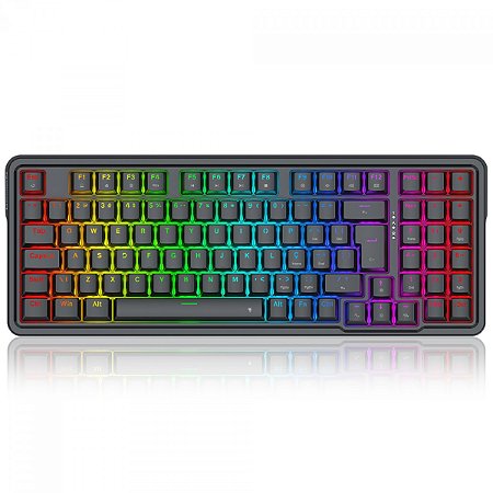 Teclado Gamer Mecânico Redragon Gloria 98%, RGB, Switch Red
