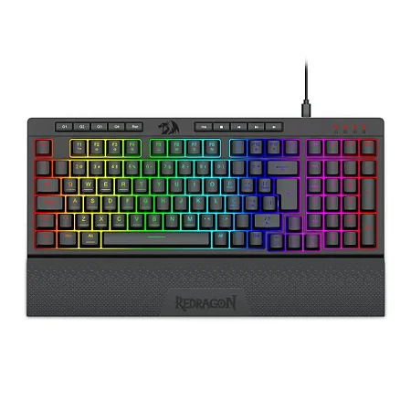 Teclado Gamer Wireless Redragon Shiva Pro, RGB