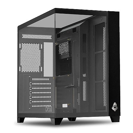 Gabinete Gamer CV550 Frontal E Lateral Em Vidro, Preto