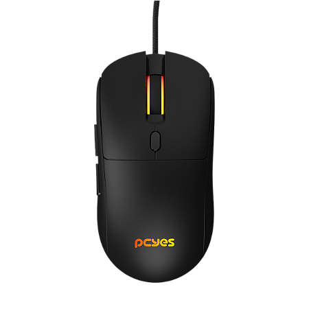 Mouse Gamer PCYes Basaran Black Vulcan, 6 Botões, 12400DPI