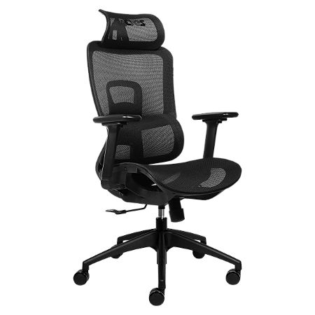 Cadeira PCyes Office Ergo MS5, Tecido Mesh, Preto