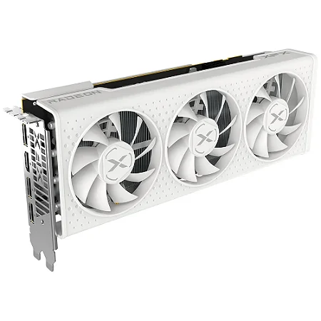 Placa de Vídeo XFX Speedster QICK308 Radeon RX 7600 White AMD Edition, 8GB, GDDR6, 128-bit