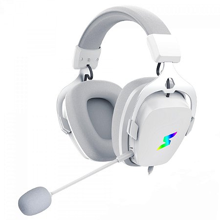 Headset Gamer Super Wind, Wireless/Bluetooth (S/fio), Branco