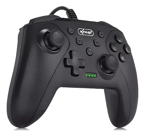 Controle Gamer Knup CN700, Com fio, PC/PS3