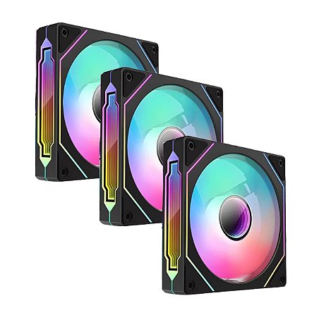 Kit Cooler Revenger Maximus VR352K, 3 fans, Conexão ARGB, 120mm