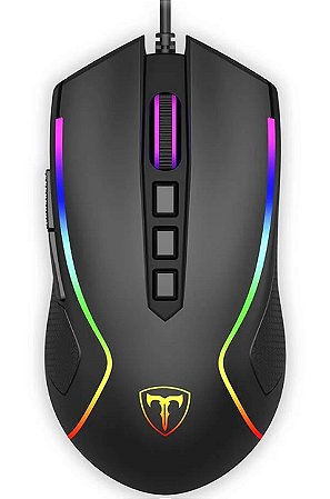 Mouse Gamer T-Dagger Darkangel, RGB, 8 Botões, 10000DPI