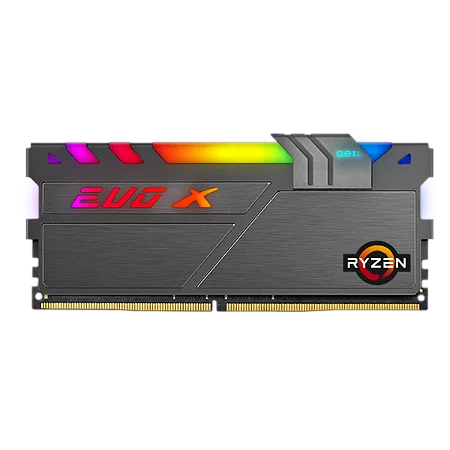 Memória RAM GEIL Evo X II RGB Sync 8GB DDR4, 3200MHz, Preto
