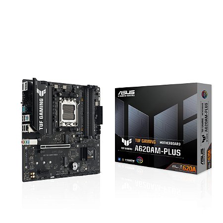 Placa Mãe Asus TUF GAMING A620AM-PLUS, AMD AM5, mATX, DDR5