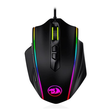 Mouse Gamer Redragon Vampire, RGB, 10000DPI, 8 botões programáveis, Preto