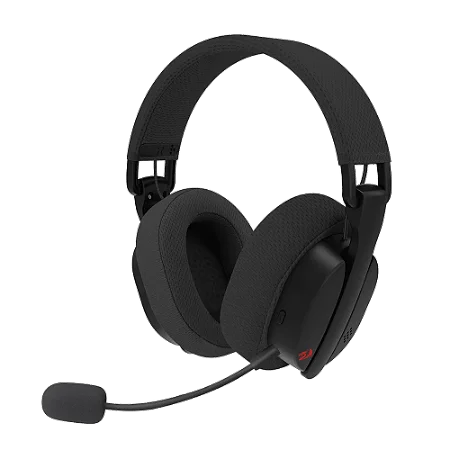 Headset Gamer Wireless Redragon Luce H888, 2.4Hz/Bluetooth, Microfone destacável, Preto