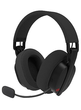 Headset Gamer Wireless Redragon Luce H888, 2.4Hz/Bluetooth, Microfone destacável, Preto