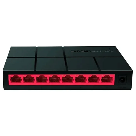 Switch Mercusys MS108G, 8 Portas, 10/100/1000Mbps