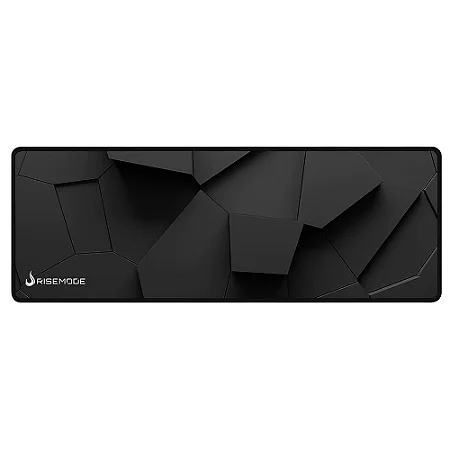 Mousepad Gamer Rise 3D 90 x 40cm, MP151B, Preto