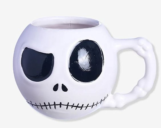 Caneca 3D Jack Skellington - O Estranho Mundo de Jack - Zonacriativa