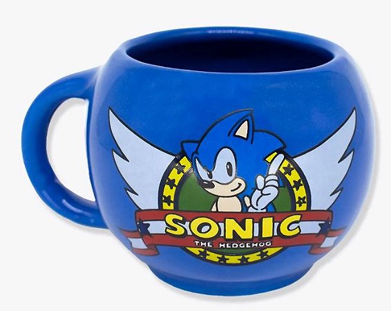 Caneca 3D Sonic - Zonacriativa