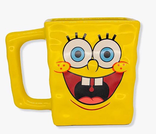 Caneca Formato Bob Esponja - Zonacriativa