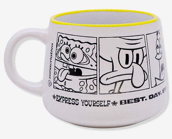 Caneca Moma Bob Esponja - Zonacriativa