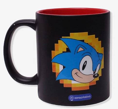 Caneca Mágica Sonic - Zonacriativa