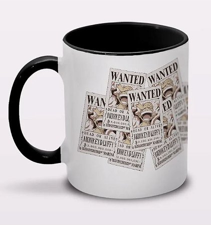 Caneca One Piece Wanted - Piticas