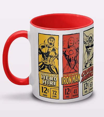 Caneca Marvel Comics - Piticas
