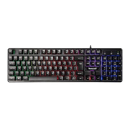 Teclado Gamer TGT M18L, Rainbow, Preto