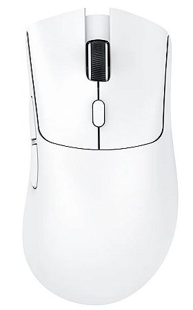 Mouse Gamer Attack Shark R1 Wireless/Bluetooth, 18.000 DPI, Sensor Óptico PAW3311, 6 Botões, Branco