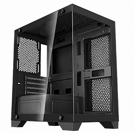 Gabinete Gamer Gstorm Raider, Mid-Tower, Lateral Vidro, Preto