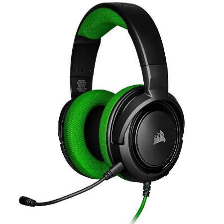 Headset Gamer Corsair HS35 Stereo Verde