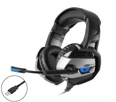 Headset Gamer Dex DF-101, Virtual 7.1 USB