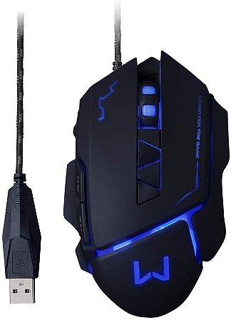 Mouse Gamer Multilaser Warrior Ivor MO261 3200DPI