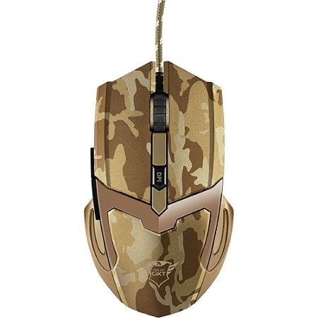 Mouse Gamer Trust GXT 101 Desert Camuflado 4800DPI