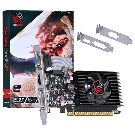 Placa de Vídeo PCYES AMD Radeon HD 6450 2GB GDDR3