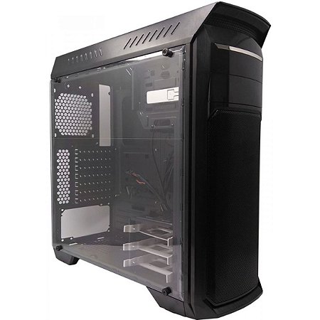 Gabinete Bluecase BG-110, Mid Tower, Lateral de Acrílico, Preto