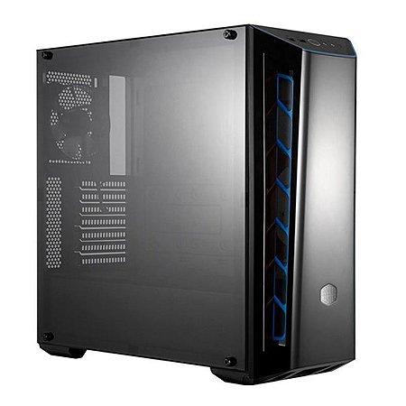 Gabinete Cooler Master MB520, Mid Tower, Com 1 Fan, Lateral de Acrílico, Preto