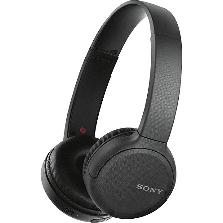 Headphone Bluetooth Sony WH-CH510, Com Microfone, Preto