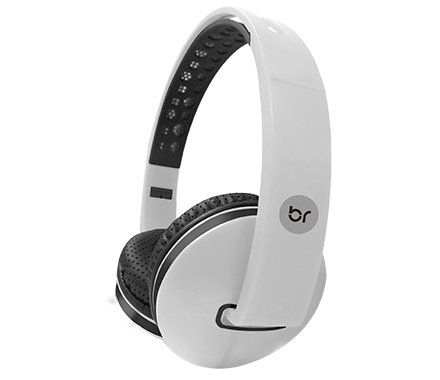 Headphone Bright Colors, Branco