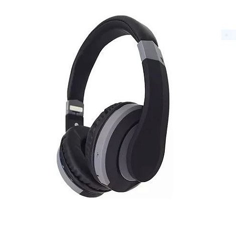 Headphone Bluetooth Exbom HF-460BT, Com Microfone, Cinza