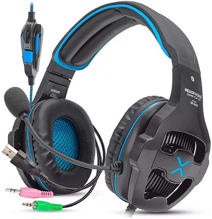 Headset Gamer Exbom HF-G650, Azul