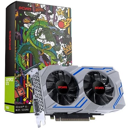 Placa de Vídeo PCYES Nvidia Geforce GTX 1650 4GB GDDR6
