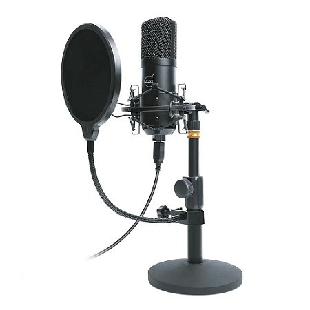 Microfone Condensador Dazz Broadcaster Pro, USB