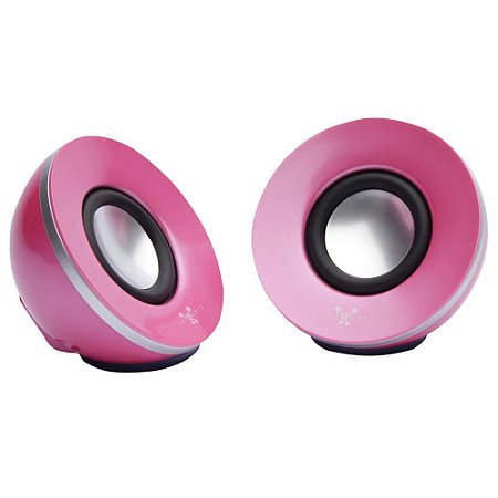Mini Caixa de Som Integris, 1312LV, 5W RMS, Rosa