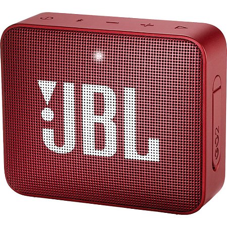 Caixa de Som JBL GO 2, Bluetooth, 3W RMS, À Prova D´Água, Vermelha