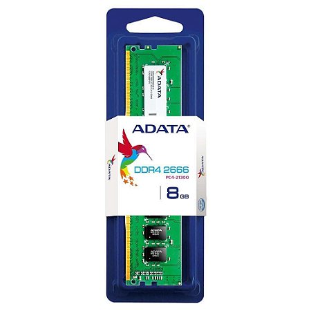 Memória RAM Adata 8GB DDR4, 2666MHz, PC4-21300