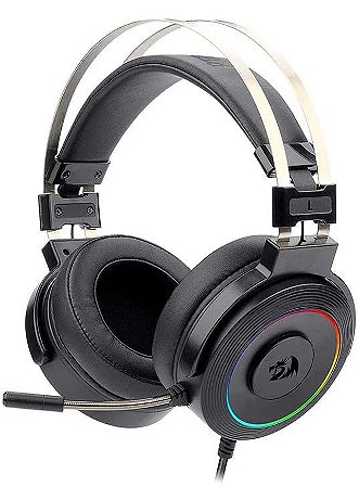 Headset Gamer Redragon Lamia 2, RGB, Com Suporte, USB