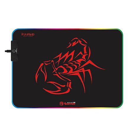 Mousepad Marvo Scorpion MG08 RGB, MP56, 35 X 25 cm