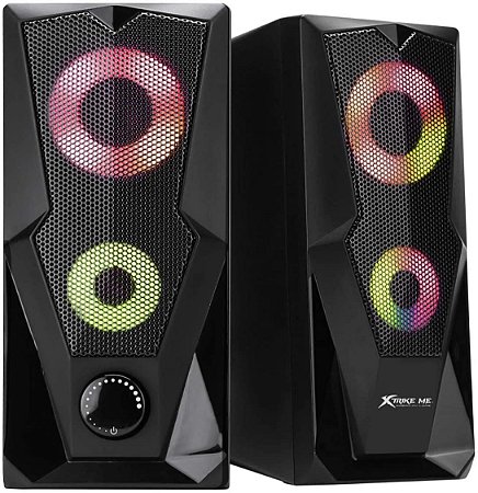 Caixa de Som Xtrike SK-501, RGB, 6W RMS, Preta