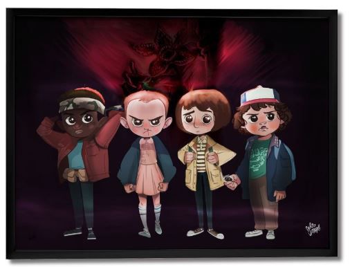 Quadro Decorativo Stranger Things - 23 X 33 cm