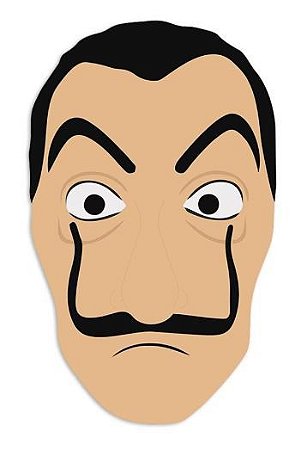 Placa Decorativa La Máscara de Papel, PD16, 24 X 14 cm